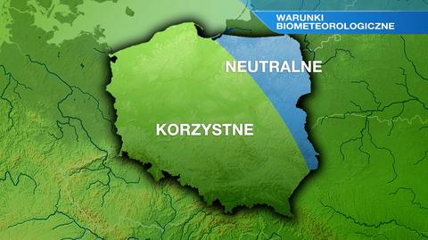 Warunki biometeorologiczne w piątek 14.07