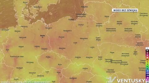 Prognoza temperatur na kolejne dni