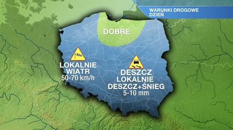 Warunki drogowe w piątek 11.02