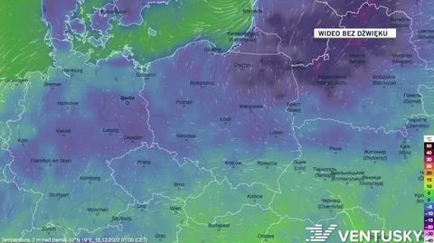 Prognozowana temperatura w kolejnych dniach