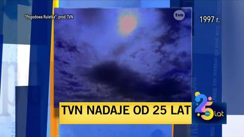 Początek pierwszej "Pogodowej ruletki" i "Faktów" TVN