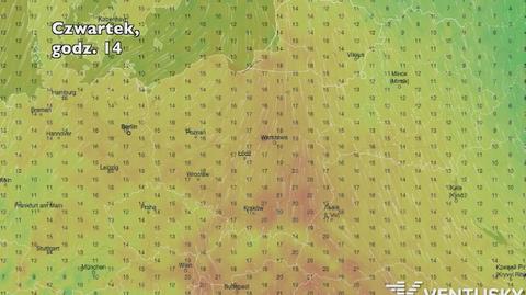 Temperatura w trakcie pierwszych dni listopada