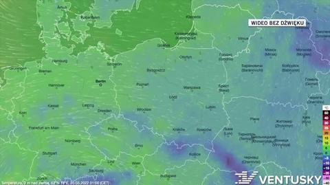 Prognoza temperatury na kolejne dni