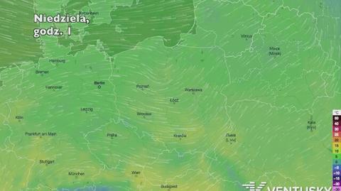 Temperatura w ciągu najbliższych dni (Ventusky.com) | wideo bez dźwięku