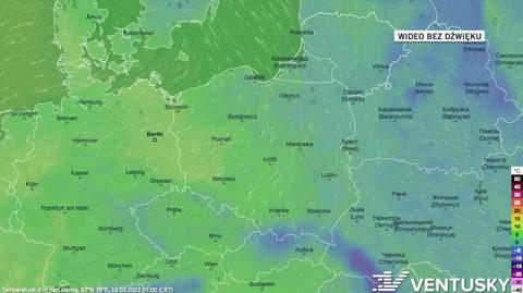 Prognoza temperatury na kolejne dni