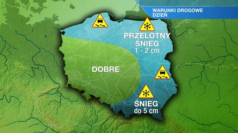 Warunki drogowe w czwartek 30.11