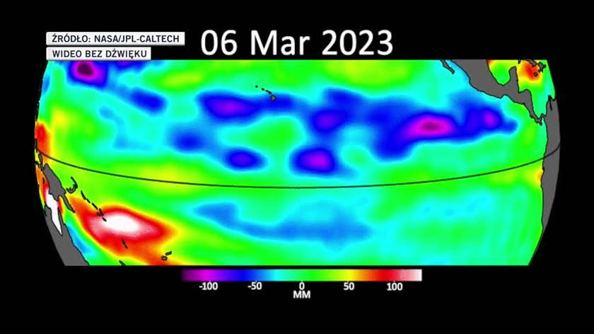 Pierwsze oznaki El Nino uchwycone przez satelitę
