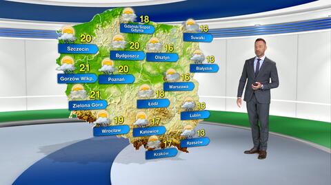 Prognoza pogody w poniedziałek 12.09