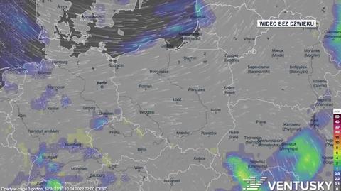 Prognoza opadów na kolejne dni