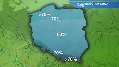 Warunki biometeorologiczne w niedzielę