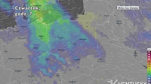 Opady w najbliższych dniach