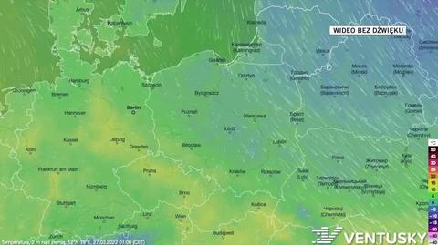 Prognoza temperatury na kolejne dni