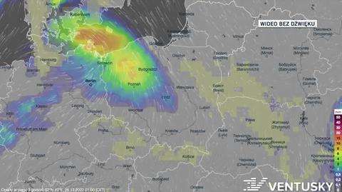 Prognoza opadów w dniach 26-30.12