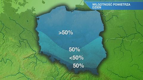 Warunki biometeorologiczne w czwartek