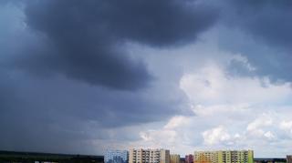 Chmury burzowe nad Bydgoszczą  12.07.2012