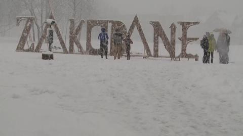 Powrót zimy w Zakopanem cieszy turystów