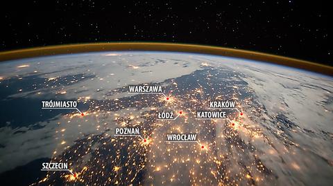 Polska z pokładu ISS