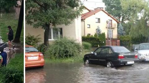 Popołudniowa nawałnica w Krakowie