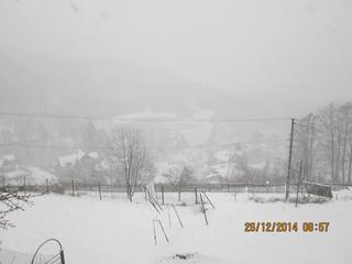 W Szczyrku mocno pada śnieg !