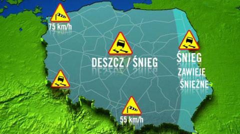 Prognoza pogody TVN Meteo dla kierowców - dzień