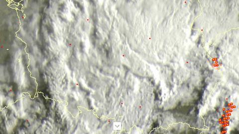 Mgły i burze w Polsce