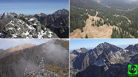 Oszałamiające widoki z drona nad Tatrami