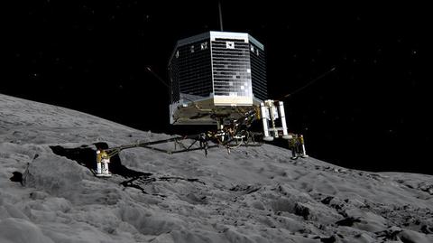 Animowany film przedstawiający misję Rosetta