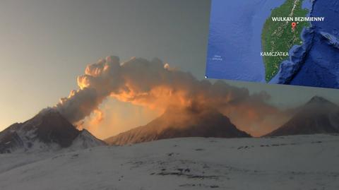 Wybuch wulkanu na Kamczatce