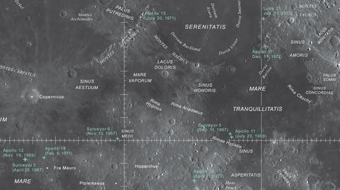 Nowe bardziej dokładne mapy Księżyca