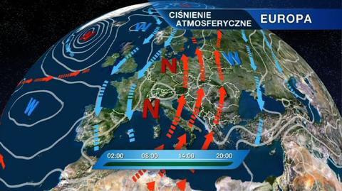 Prognoza pogody na dziś zakłada gwałtowne zjawiska atmosferyczne