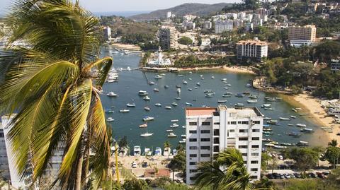 Acapulco smagane wiatrem