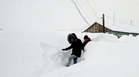 Rekordowe opady śniegu w Jakucji