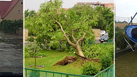 Wielkopolska, Ziemia Łódzka - poważne zniszczenia po burzach