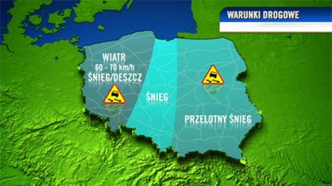 Prognoza pogody TVN Meteo dla kierowców, 21.01