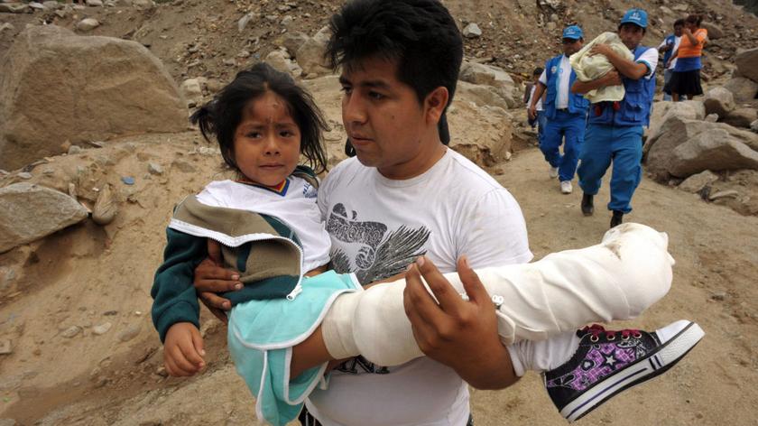 Powódź w Peru (Reuters TV)