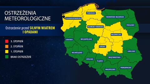 Prognoza pogody na noc