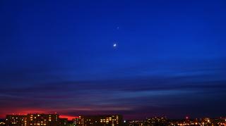 Wenus i Księżyc .
Bydgoszcz
22.03.2015