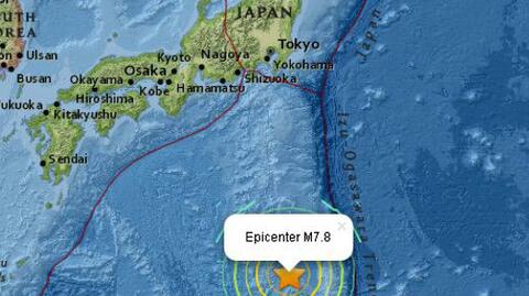 Polak o trzęsieniu w Japonii