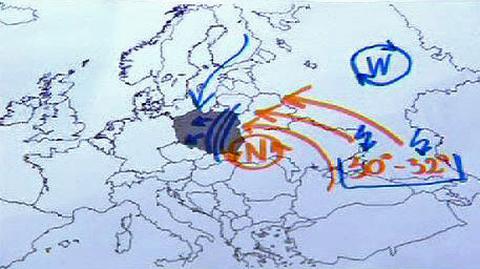 Strefa opadów przesuwa się na zachód