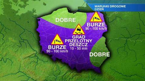 Prognoza pogody dla kierowców 05.07