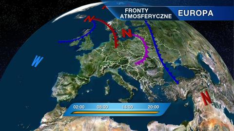 W niedzielę będzie miała miejsce wędrówka frontu atmosferycznego (TVN24)
