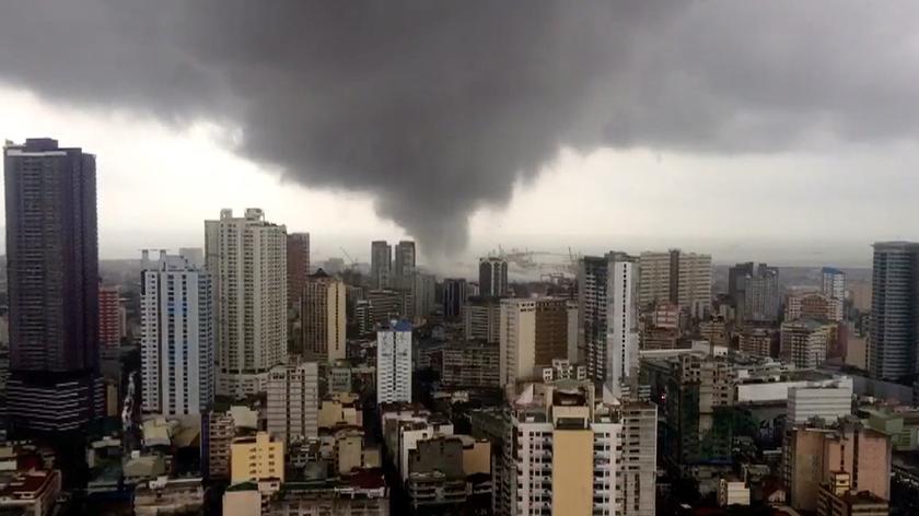 Tornado w stolicy Filipin