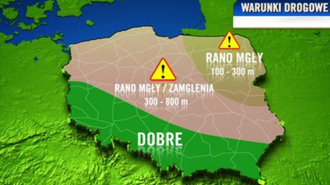 Prognoza pogody dla kierowców 09.11