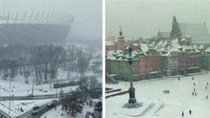 Ostrzeżenie pogodowe dla Warszawy (TVN24) 
