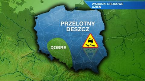 Prognoza pogody dla kierowców na dzień 25.04