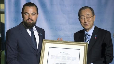 DiCaprio Posłańcem Pokoju ONZ. Ostrzega przed skutkami zmian klimatycznych