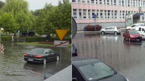 Ulewa w Kostrzynie nad Odrą