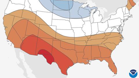 Prognoza na zimę w USA