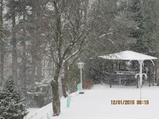 Po ostatniej odwilży w Beskidy  wróciła zima obficie pada śnieg na ter -4.
