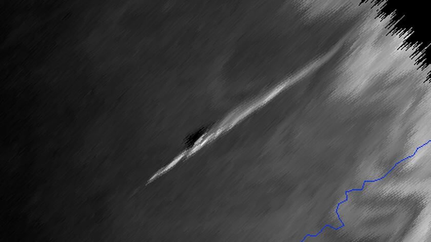 Meteor uchwycony przez Meteosat-9 (EUMETSAT 2013)